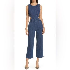 3x1 denim jumpsuit with cutouts